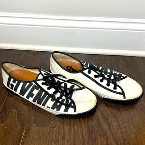 White and black Givenchy sneakers